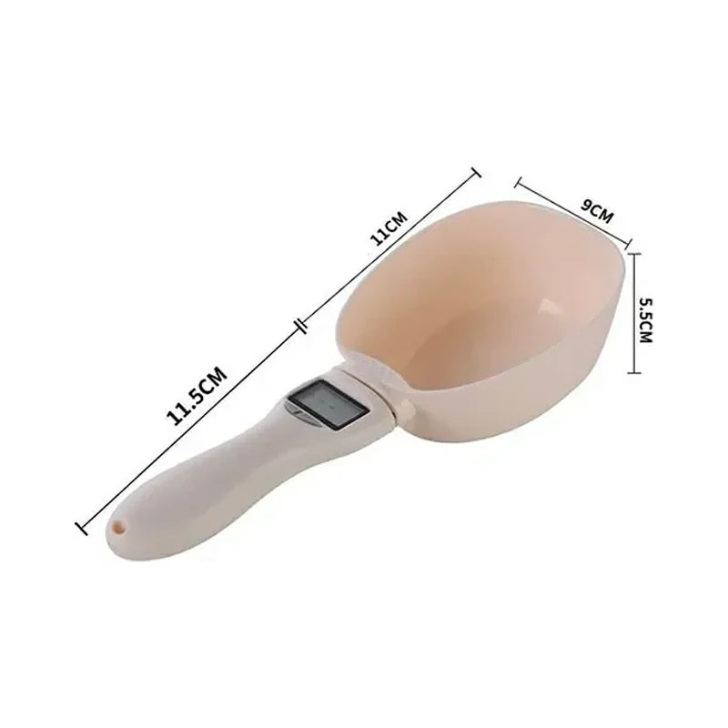 Precision Pet Food Measuring Spoon with LCD Display