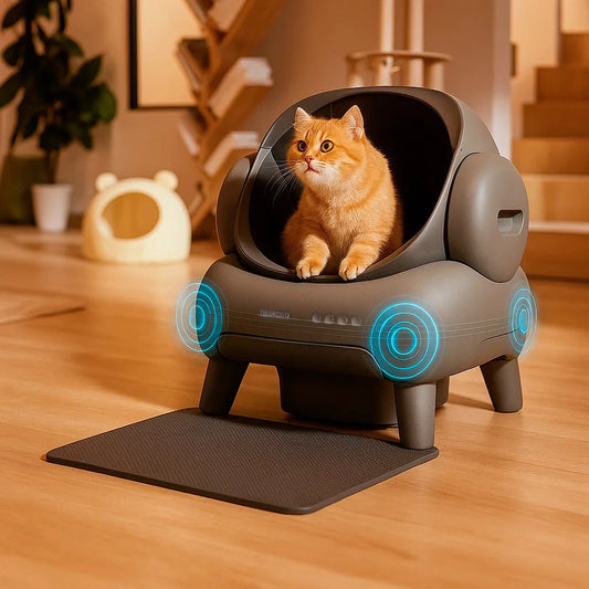 Smart Cat Litter Box - Silent, Self-Cleaning & App-Controlled