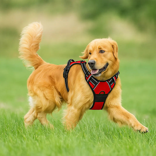 Heavy-Duty Dog Vest Harness - Non-Pull, Reflective & Total Control