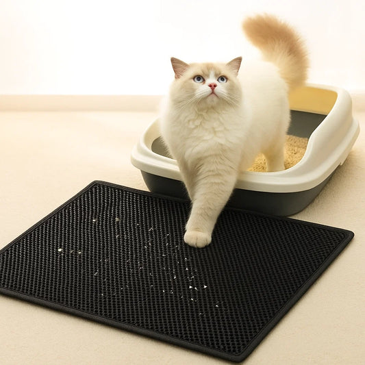 Double Layer Waterproof Cat Litter Mat