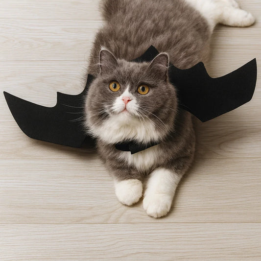 Bat Wings Cat Costume - Lightweight Anti-Escape Halloween Cosplay