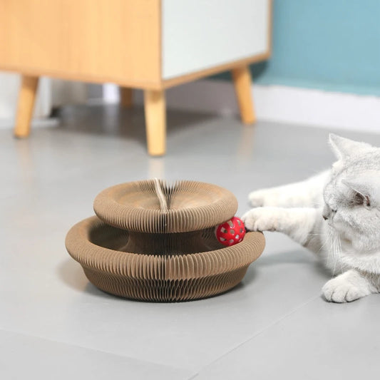 Ultimate Cat Scratching Toy with Ball and Climbing Frame
