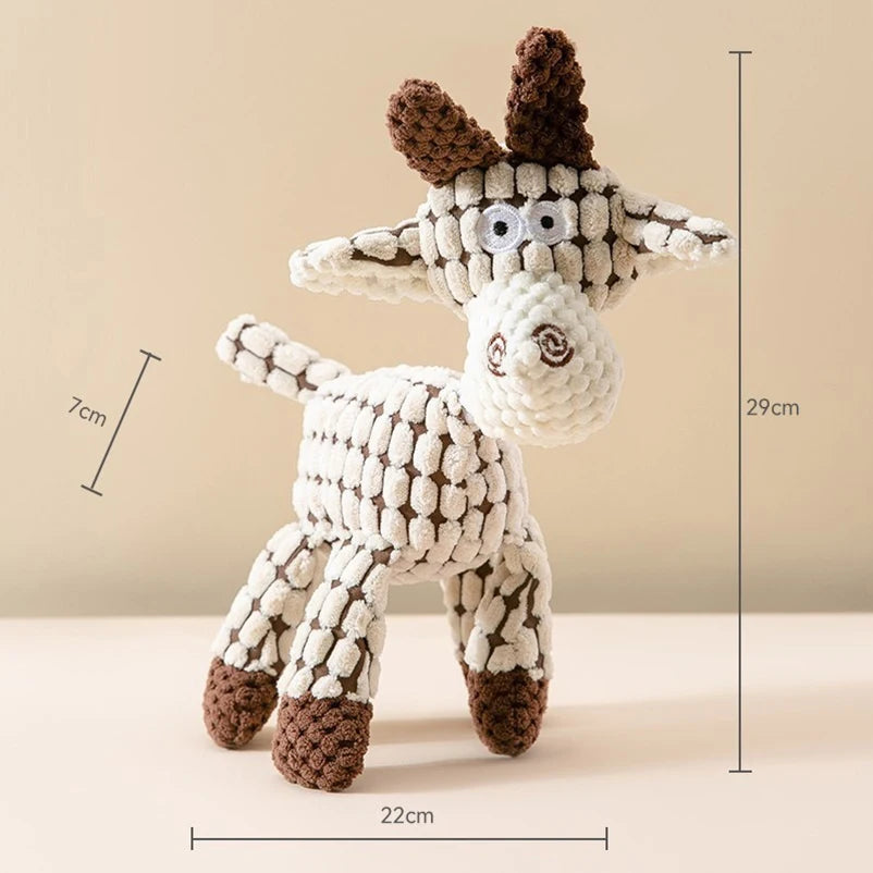 Interactive Plush Donkey Toy for Cats and Dogs
