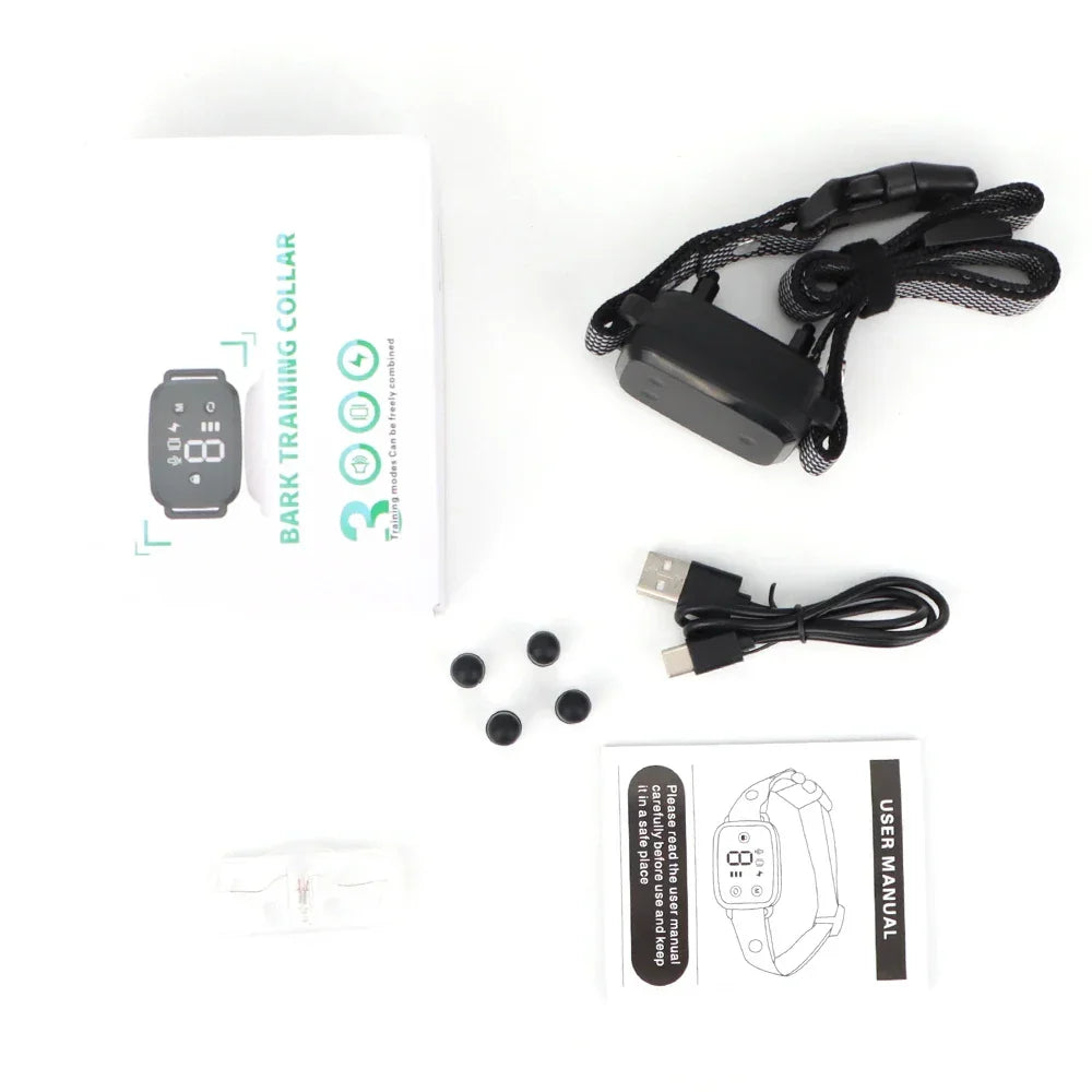 Smart Automatic Anti-Bark Collar - 3 Adjustable Training Modes
