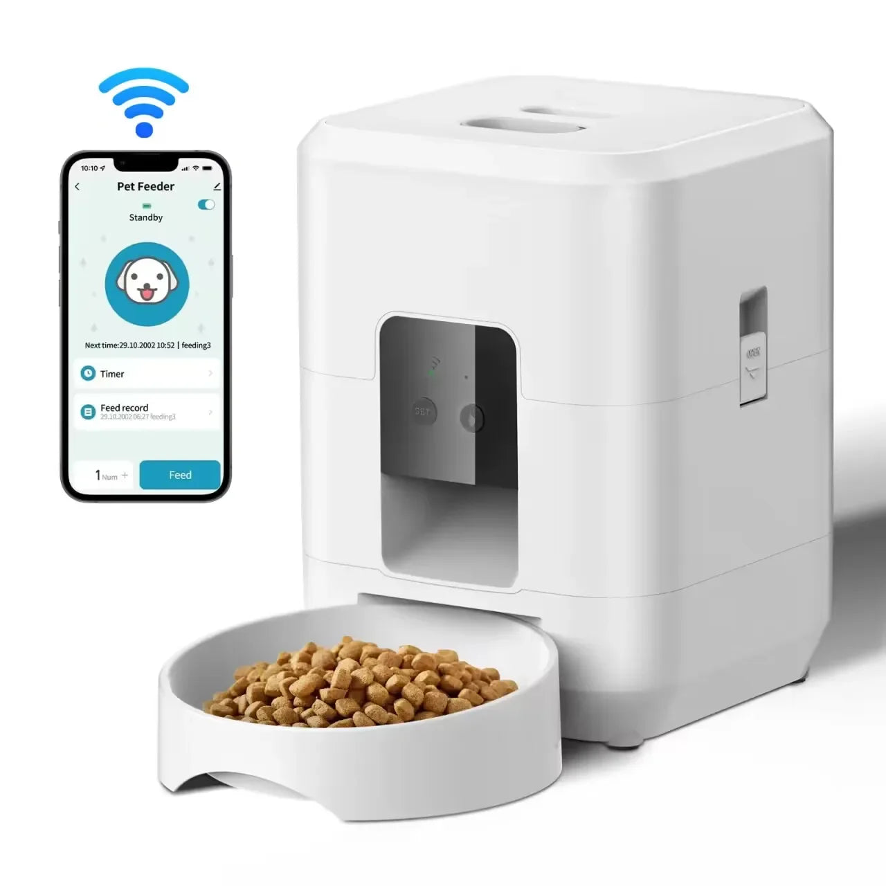 SmartFeeder PetCare - Wi-Fi Automatic Pet Feeder with App Control