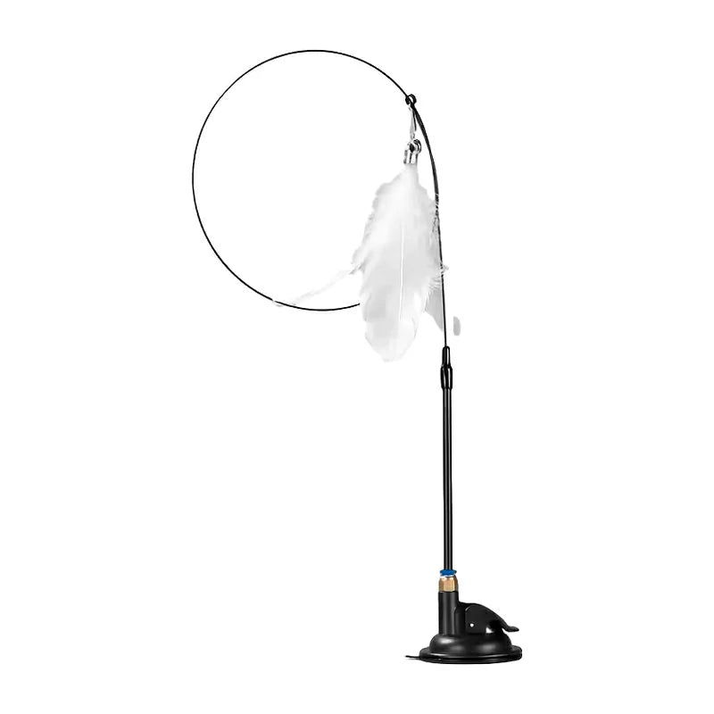 Interactive Cat Teaser Toy with Suction Cup