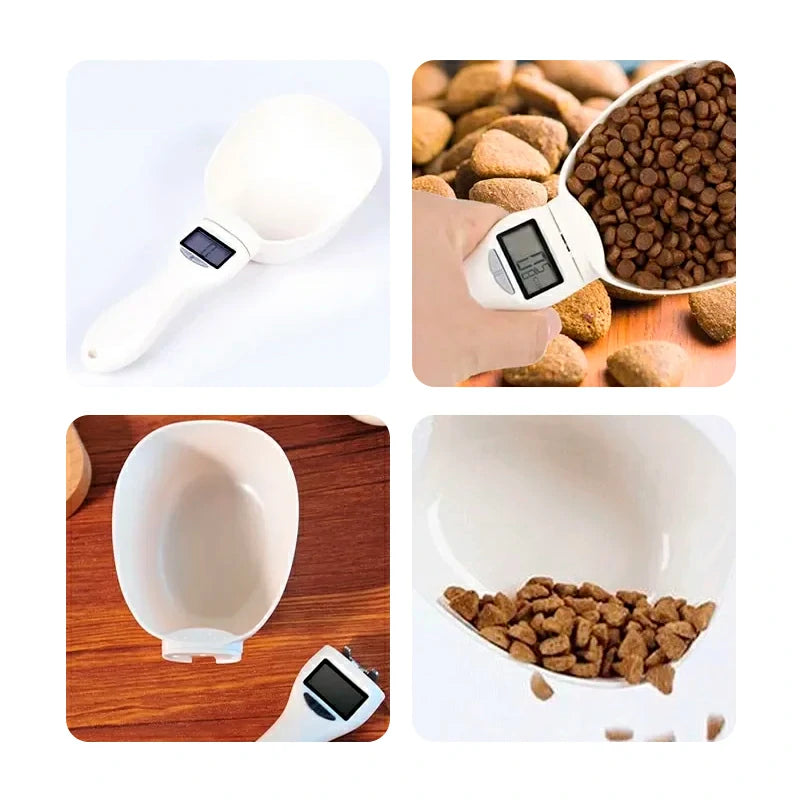 Precision Pet Food Measuring Spoon with LCD Display