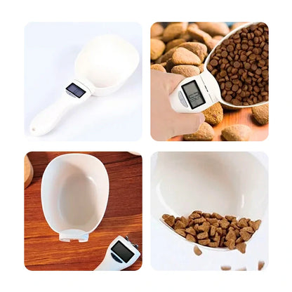 Precision Pet Food Measuring Spoon with LCD Display