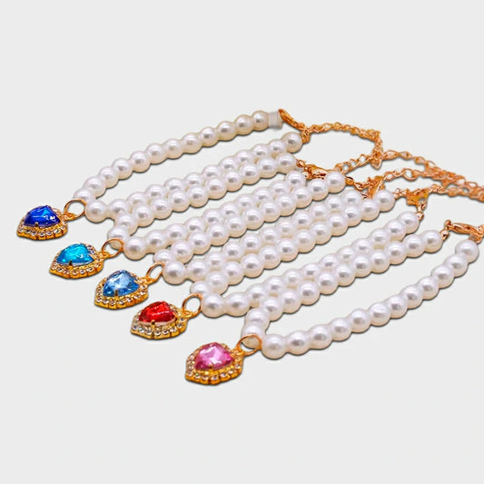 Elegant Pearl Cat Necklace - Adjustable and Stylish