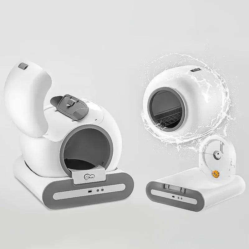 Smart Self-Cleaning Cat Litter Box with App Control