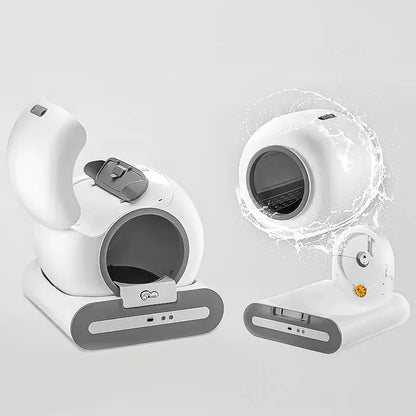 Smart Self-Cleaning Cat Litter Box with App Control