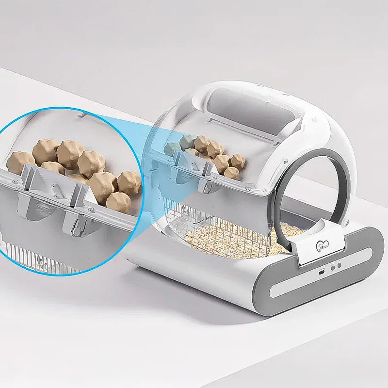 Smart Self-Cleaning Cat Litter Box with App Control