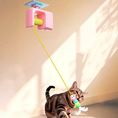 Interactive Rechargeable Cat Toy with Automatic Flying Bird