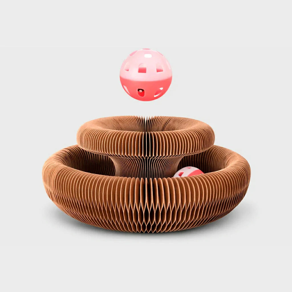 Ultimate Cat Scratching Toy with Ball and Climbing Frame