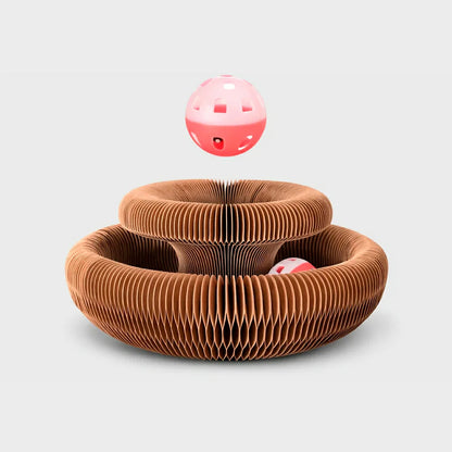 Ultimate Cat Scratching Toy with Ball and Climbing Frame