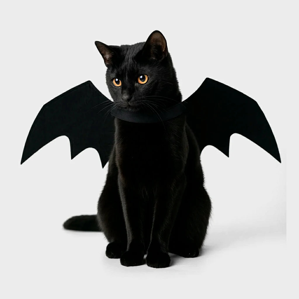 Bat Wings Cat Costume - Lightweight Anti-Escape Halloween Cosplay