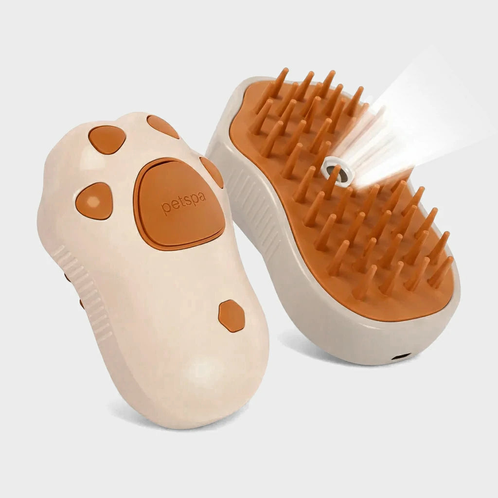 3-in-1 Pet Grooming Brush with Electric Spray & Massage