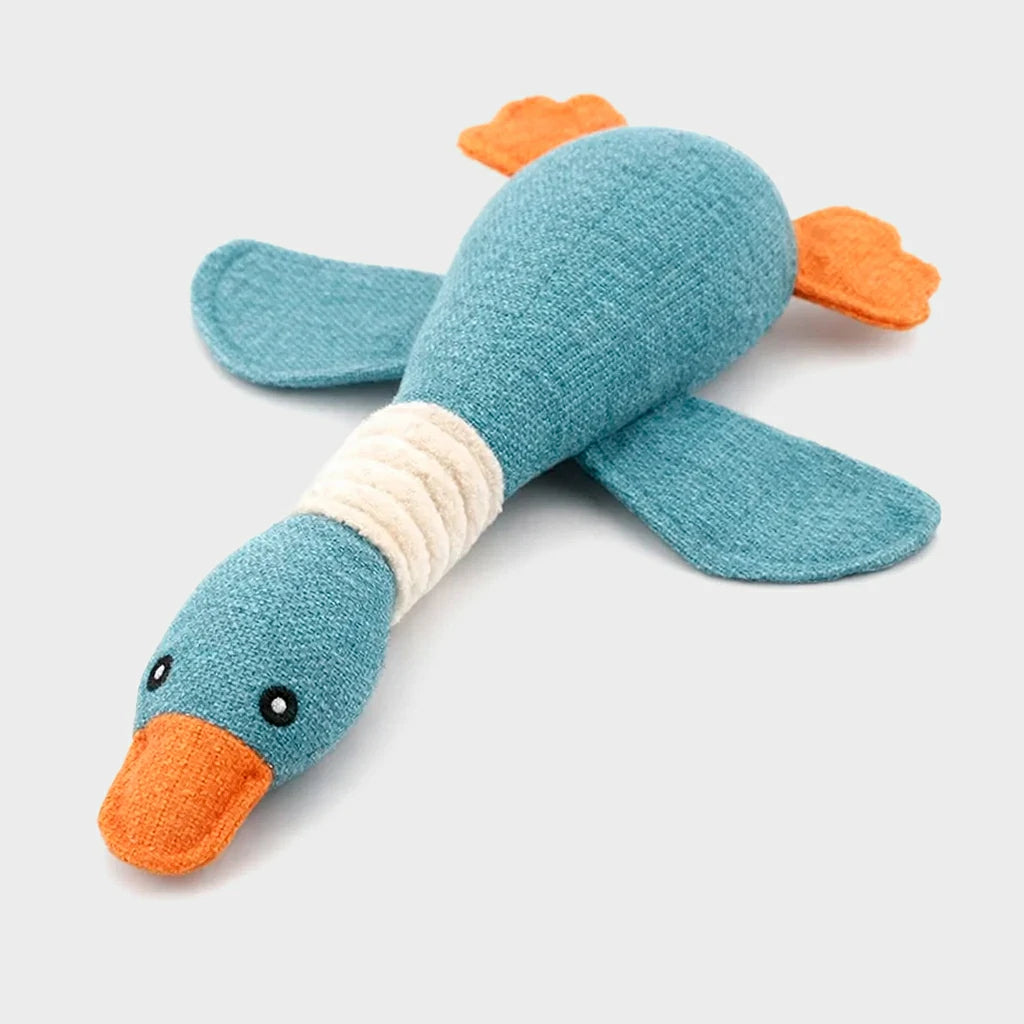 Interactive Goose Sound Plush Toy for Pets