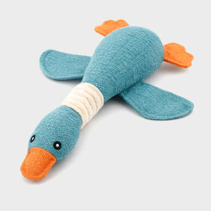 Interactive Goose Sound Plush Toy for Pets