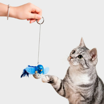 Interactive Cat Bird Toy with Realistic Sounds