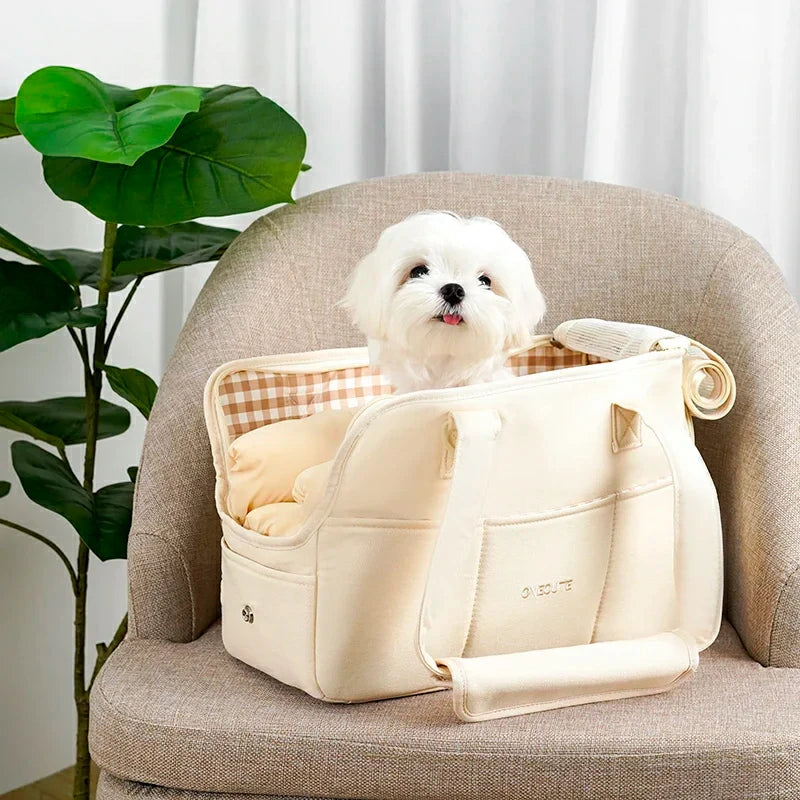 Chic Pet Carrier Shoulder Bag for Small Dogs & Cats