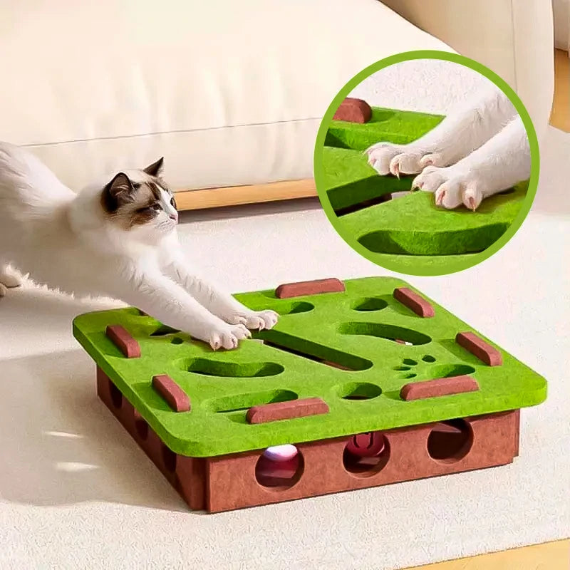 Ultimate Interactive Sisal Cat Scratching Post & Playhouse