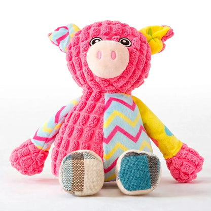 Interactive Plush Puzzle Toy for Dogs - Bite Resistant & Squeaky