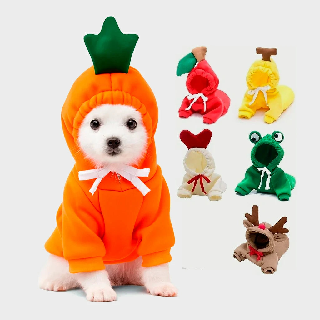 Fun Pet Hoodies Collection - Cosy & Stylish Sweaters for Small to Medium Dogs & Cats