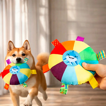 Colorful Plush Toy for Dogs - Durable & Fun