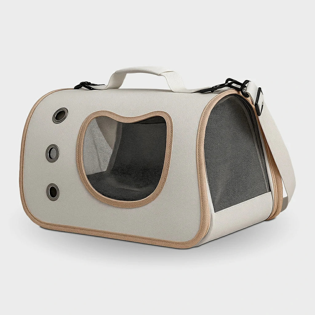 Compact Foldable Pet Carrier for Small Dogs & Cats