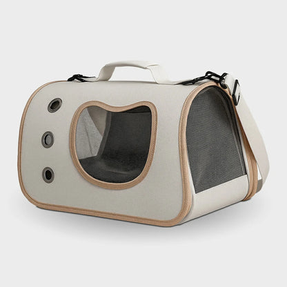 Compact Foldable Pet Carrier for Small Dogs & Cats
