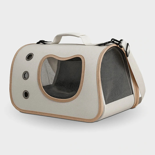Compact Foldable Pet Carrier for Small Dogs & Cats