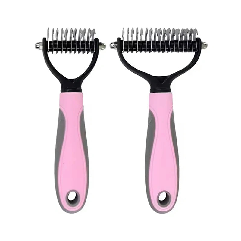 Ultimate Pet Deshedding & Grooming Brush for Dogs & Cats