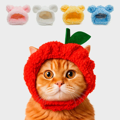 Pet Cozy Hats – Set of 15 Fun Plush Fleece Hats for Dogs & Cats