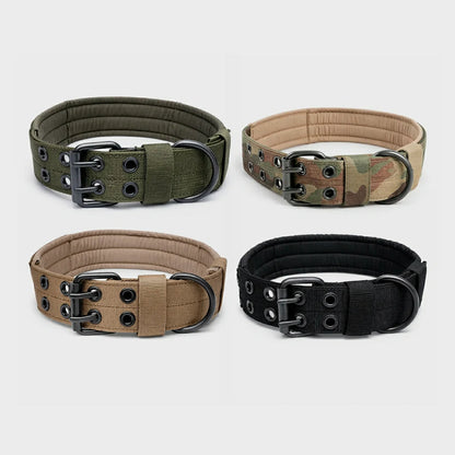 Premium Reflective Tactical Dog Collar - Adjustable & Durable