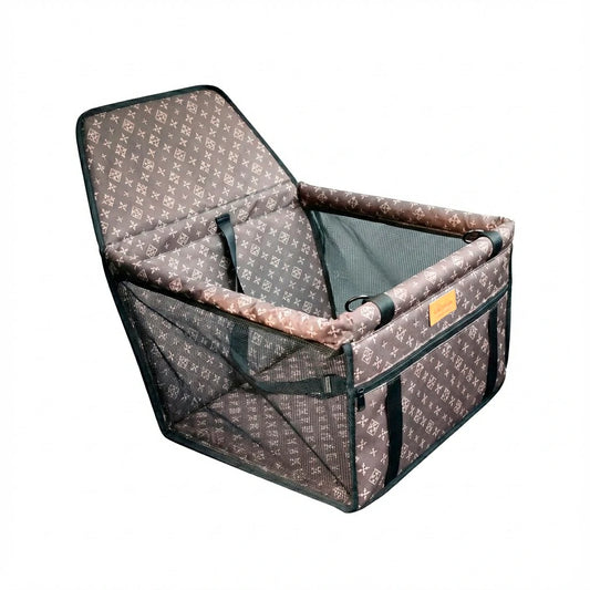 Premium Waterproof Pet Car Seat with Safety Harness