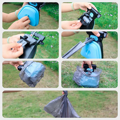 Foldable Dog Poop Scooper with Biodegradable Bags