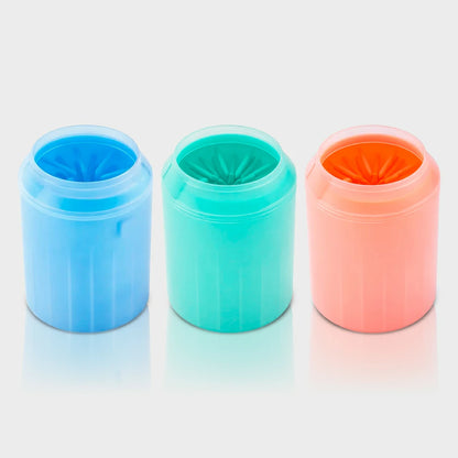 Portable Pet Paw Cleaner with Soft Silicone Brush