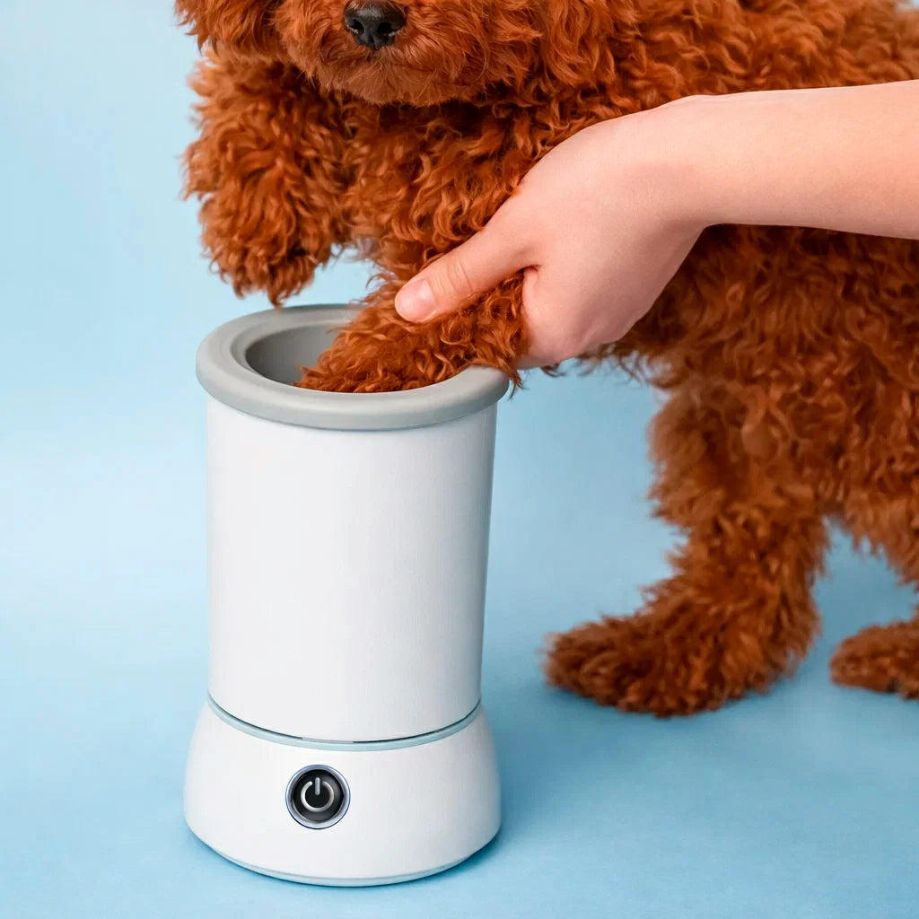 Electric Pet Paw Cleaner & Massager - USB Rechargeable