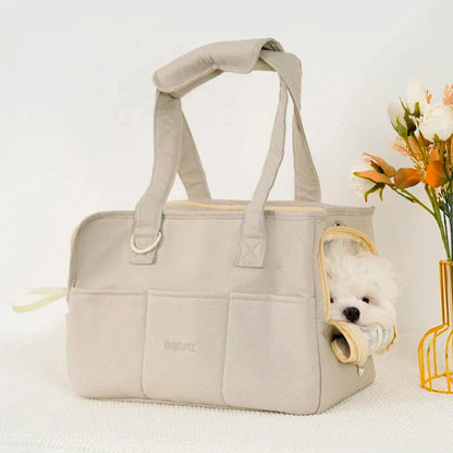Chic Pet Carrier Shoulder Bag for Small Dogs & Cats