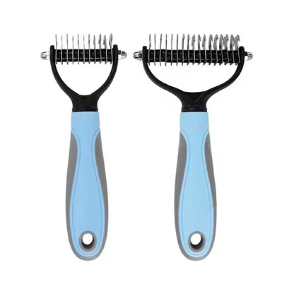 Ultimate Pet Deshedding & Grooming Brush for Dogs & Cats