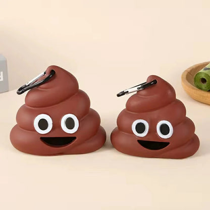 Charming Poop-Shaped Pet Waste Bag Holder