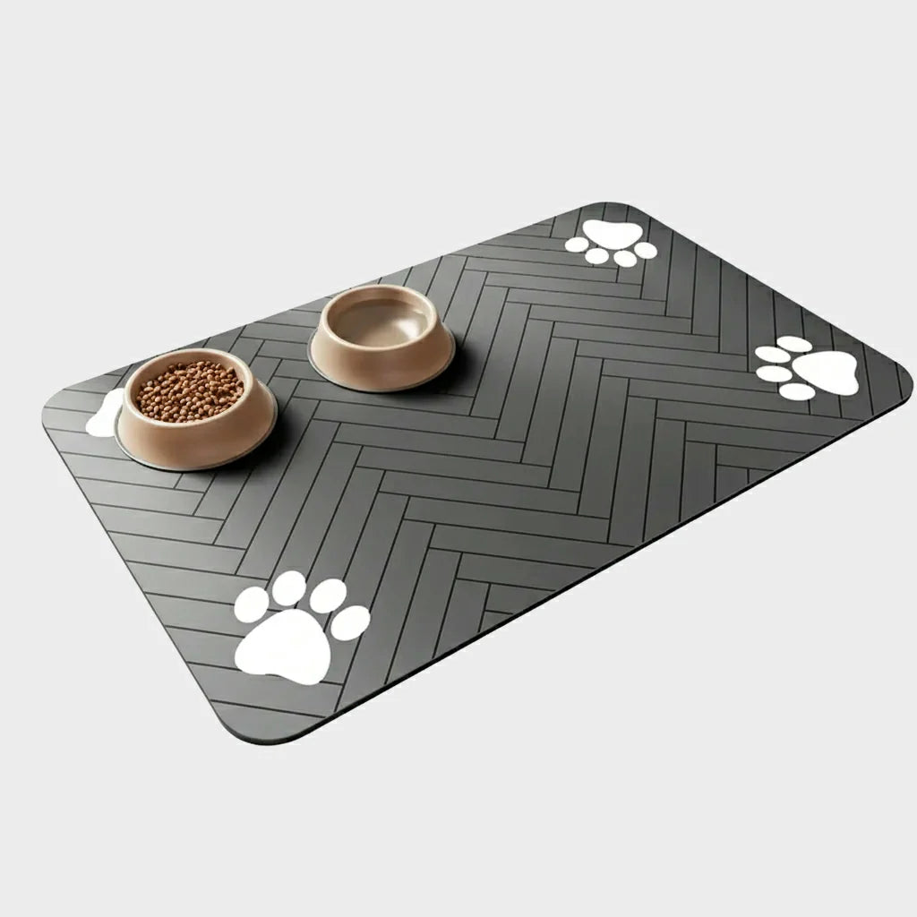 Non-Slip Absorbent Pet Feeding Mat - Quick-Dry & Waterproof Protection