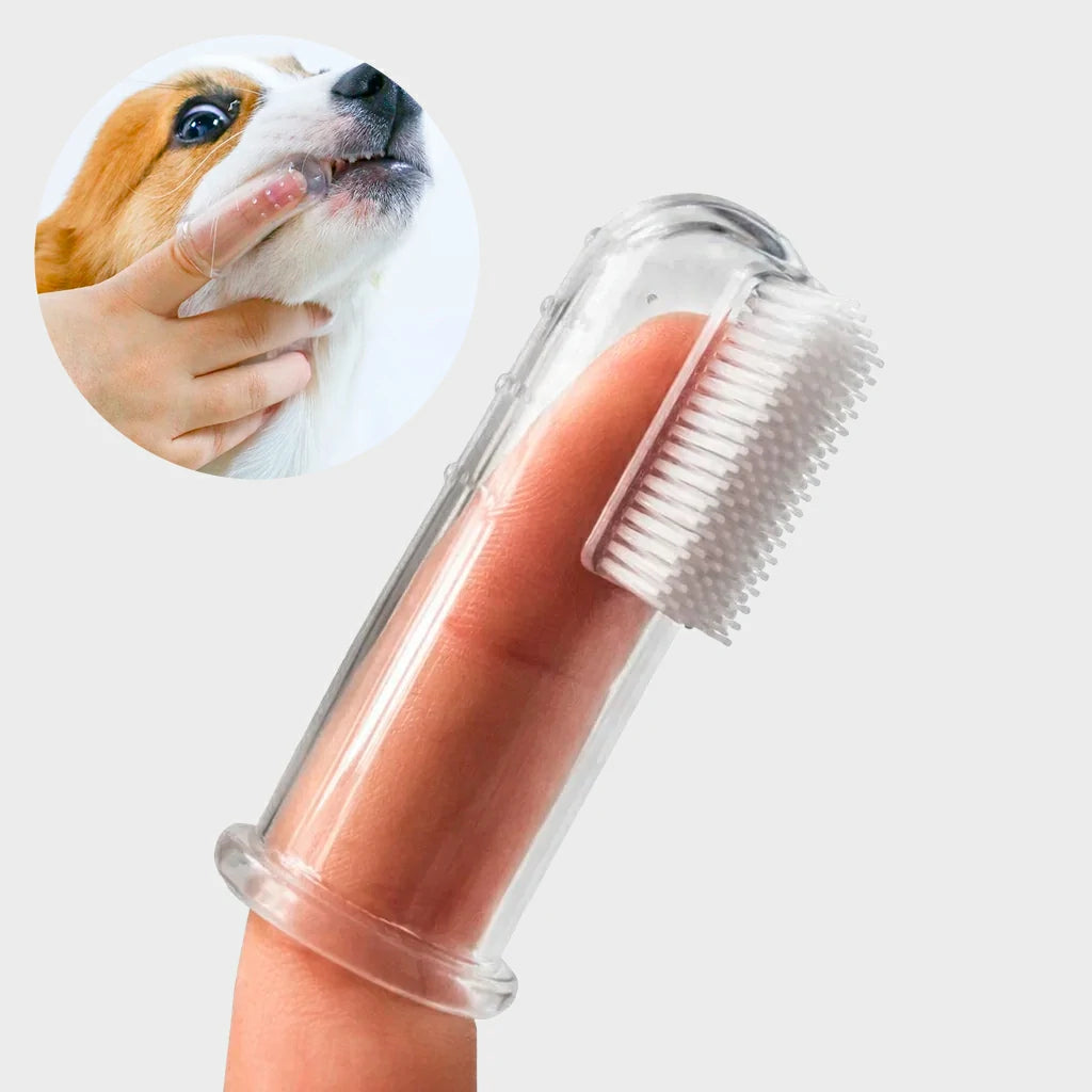 Soft Finger Toothbrush for Pets - Gentle Oral Care