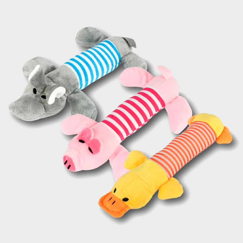 Interactive Squeaky Dog Toy - Durable Chew Fun