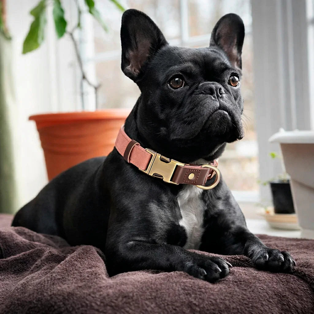 Premium PU Leather Dog Collar – Elegant, Durable & Adjustable