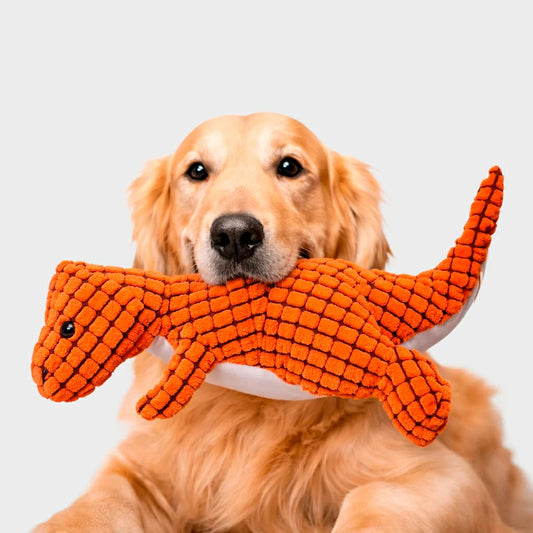 Interactive Dinosaur Pet Chew Toy - Vocal & Dental Health