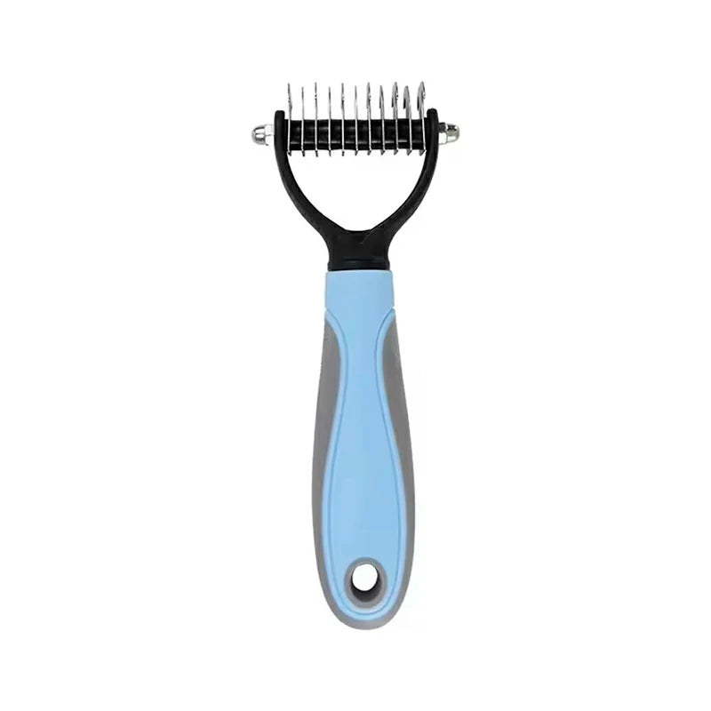 Ultimate Pet Deshedding & Grooming Brush for Dogs & Cats