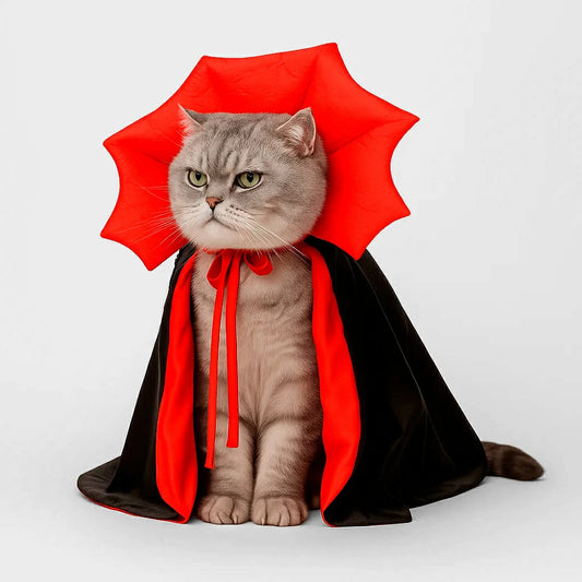 Charming Halloween Vampire Cloak for Pets