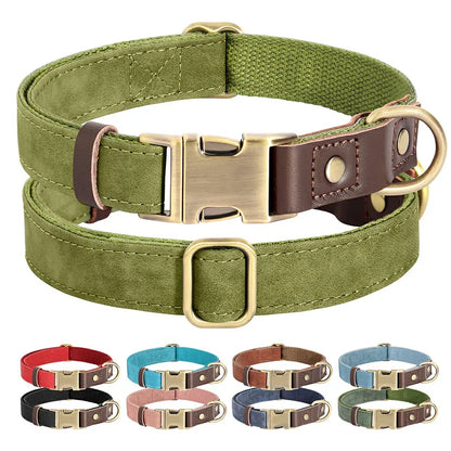 Premium PU Leather Dog Collar – Elegant, Durable & Adjustable